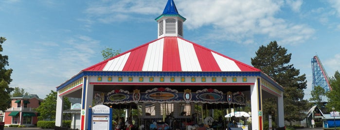 Grande Carousel is one of Darien Lake Theme Park.