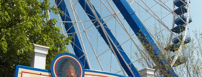 The Giant Wheel is one of Darien Lake Theme Park.