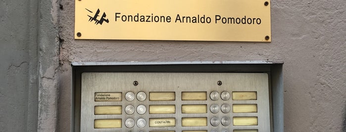 Fondazione Arnaldo Pomodoro is one of Milan.