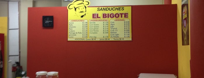 Sanduche El Bigote is one of Best Food Places in GYE.