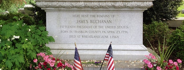 President James Buchanan Grave, Woodward Hill Cemetery is one of Final Resting Places of the U.S. Presidents.