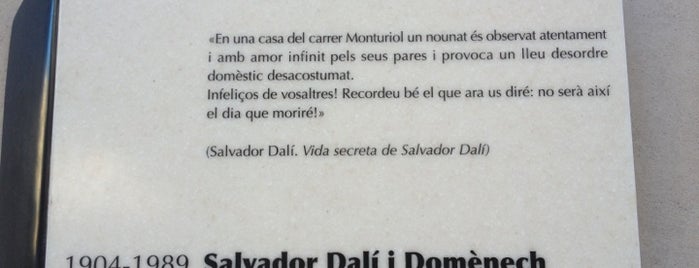Casa natal de Salvador Dalí is one of Buildings in Figueres.