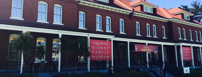 The Walt Disney Family Museum is one of Orte, die James gefallen.