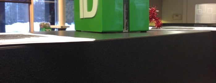 TD Bank is one of My Fav Places.