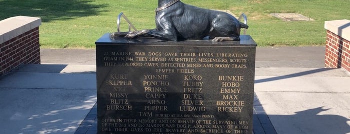 War Dog Memorial Statue is one of Tennessee-Alabama-Atlanta.