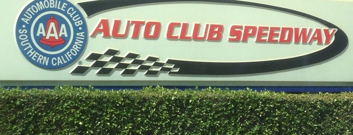 Auto Club Speedway Garage Area 38 is one of Tempat yang Disukai Vernon.