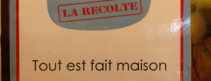 La Récolte is one of Lunch / takeaway.