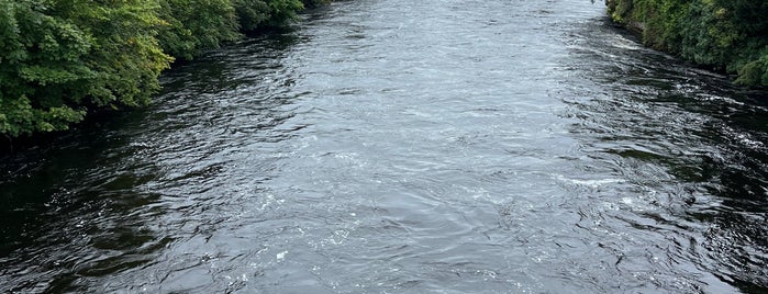 Salmon Weir Bridge is one of Ireland.