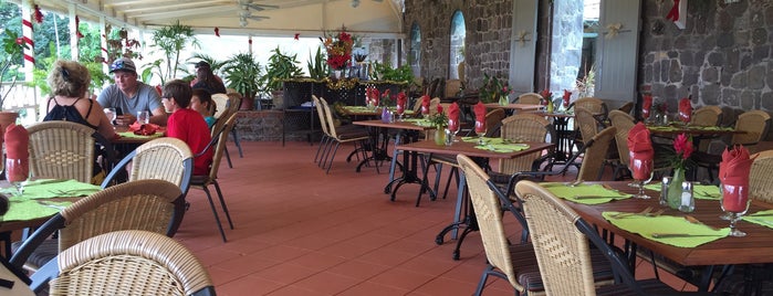 Royal Palm Restaurant at Ottley's Plantation is one of Tempat yang Disukai S.