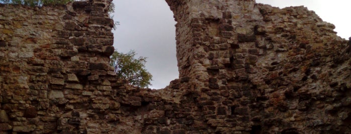 Kokneses pilsdrupas (Koknese castle ruins) is one of Latvia.