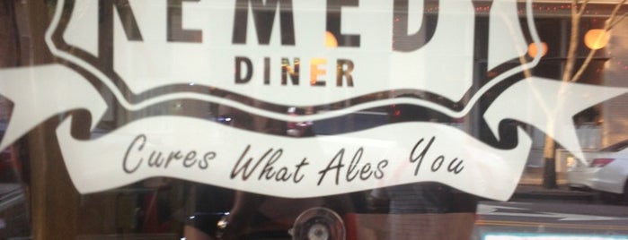 The Remedy Diner is one of สถานที่ที่บันทึกไว้ของ Mark.