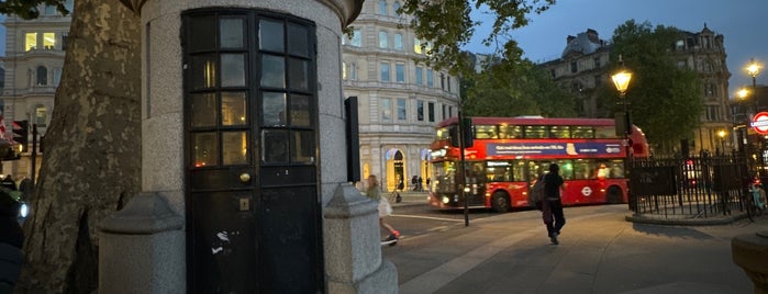 Trafalgar Square Police Box is one of London.