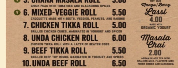 The Kati Roll Company is one of Vegetarian's New York.