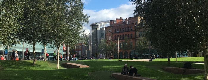 Cathedral Gardens is one of Top 10 favourite places in Manchester, UK.