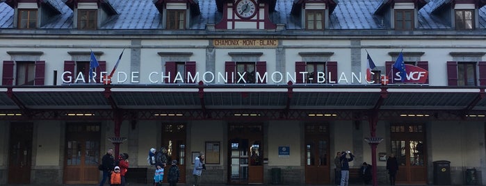 Gare SNCF de Chamonix-Mont-Blanc is one of Chamonix 💕.
