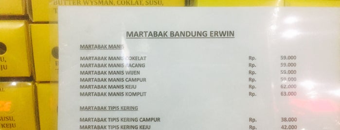 Martabak Bandung Erwin is one of Makan makaaaaan.