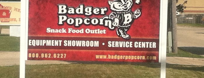Badger Popcorn is one of Gespeicherte Orte von Allison.