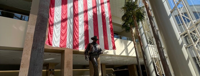 John Wayne Statue is one of airports.
