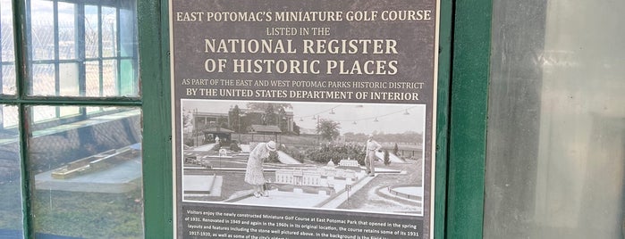 East Potomac Park Miniature Golf is one of Washington Kush.