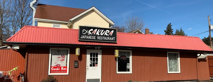 Sakura Japanese Sushi Restaurant is one of Tempat yang Disukai Richard.