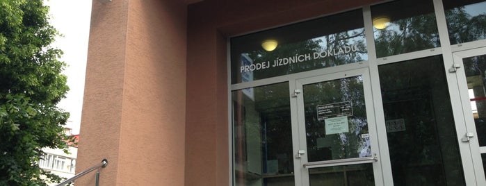 Prodejna jízdenek DPMB is one of Tempat yang Disukai Radoslav.