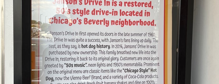 Janson's Drive-In is one of To Do Restaurants.