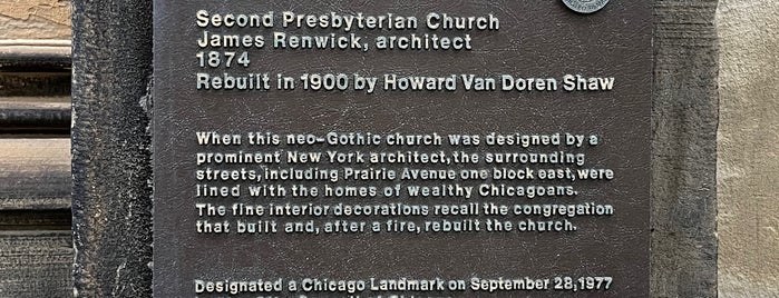Second Presbyterian Church is one of Chicago To Dos.