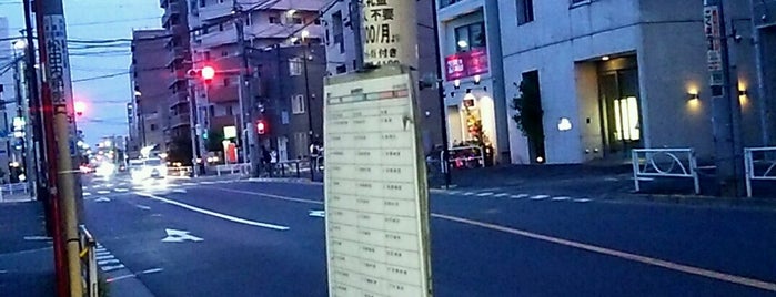八広バス停 is one of 墨田区内循環バス 北東部ルート.
