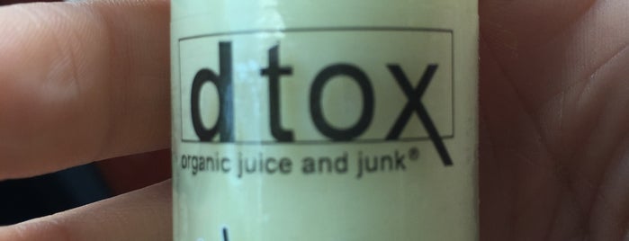 dtox organic juice and junk is one of The 11 Best Juice Bars in Atlanta.