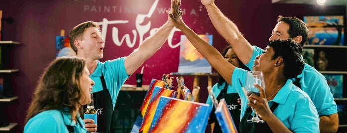 Painting With A Twist is one of DATE NIGHT SPOTS.