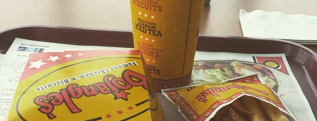 Bojangles' Famous Chicken 'n Biscuits is one of places.