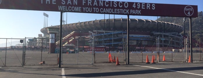 Candlestick Park is one of Sporting Venues To Visit....