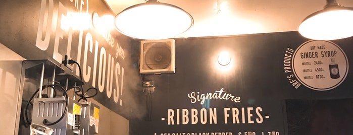 Brooklyn Ribbon Fries is one of Bkkfatty Tokyo.
