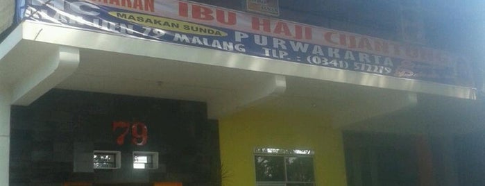 RM. Ibu Haji Cijantung is one of Kuliner Nusantara.