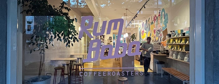 Rum Baba Roastery is one of Best Coffee in Amsterdam.