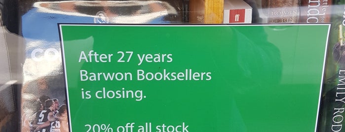 Barwon Booksellers is one of Australia.
