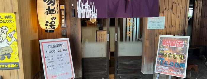 大谷田温泉 明神の湯 is one of 公衆浴場、温泉、サウナ in 東京都.