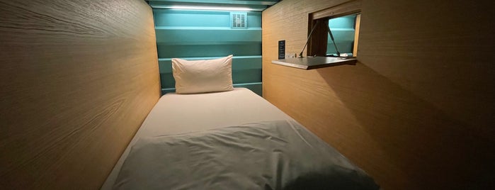 CAPSULE by Container Hotel is one of Capsule Hotels.