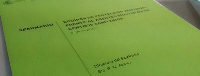 Instituto Nacional de Seguridad e Higiene en el Trabajo is one of Lugares interesantes si buscas empleo en Barcelona.