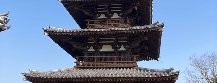 法起寺 is one of World Heritage.