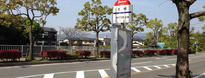 片峰バス停 is one of 西鉄バス.