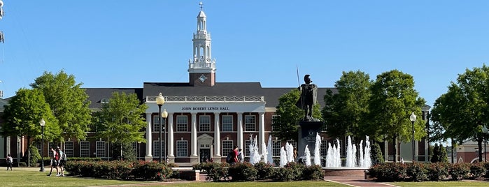 Troy University is one of college campuses visited.