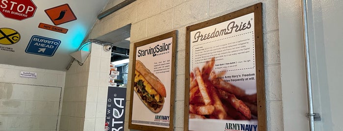 Army Navy Burger + Burrito is one of 20 favorite restaurants.