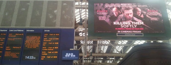 Glasgow Central Railway Station (GLC) is one of places we have been too.