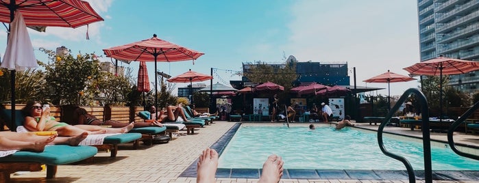 Rooftop Pool at Freehand is one of Los Angeles California.