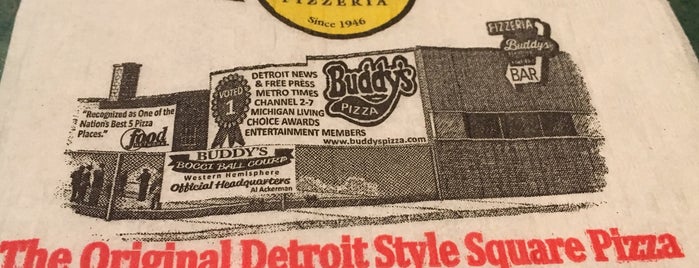 Buddy's Pizza is one of Detroit.