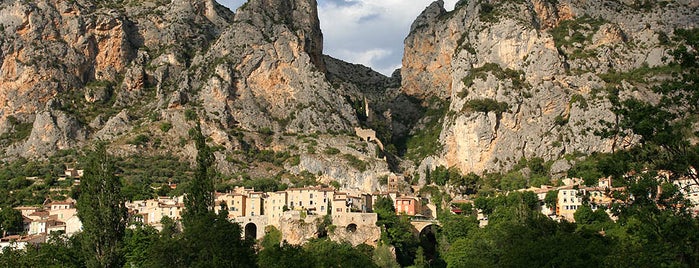 Moustiers-Sainte-Marie is one of Les Plus Beaux Villages de France.