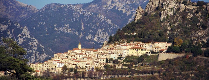 Sainte-Agnès is one of Les Plus Beaux Villages de France.