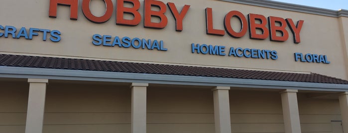 Hobby Lobby is one of Fabric Stores Houston.