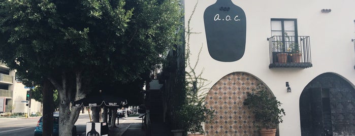 A.O.C. is one of Los Angeles eats and treats.